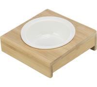 Ciotola in ceramica 0,25 l/ø 12 cm/15 × 5 × 15 cm bianco/marrone chiaro