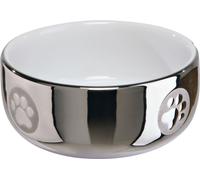 Ciotola in ceramica 0,3 l/ø 11 cm argento/bianco