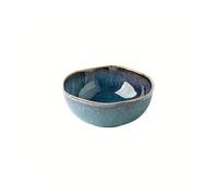 Ciotola in ceramica a forma di kiln-Shaped Irregular da 6,5 pollici, Unique Glaze Variation Artisan Bowl for Noodles, Fruit, Salad, Rice - Restaurant Style Household Tableware (colore 2)