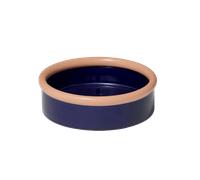 Ciotola in Ceramica NINE ROD Corallo/ Blu Scuro