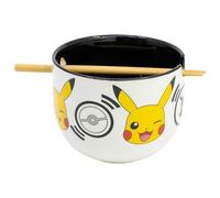 Stor Ciotola in ceramica per ramen con bacchette in confezione regalo Pokemon