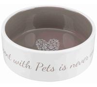 Ciotola in ceramica Pet's Home 0,8 l/ø 16 cm crema/taupe