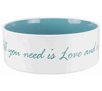 TRIXIE CIOTOLA IN CERAMICA "PET'S HOME" 1,4 LT. / Ø 20 CM. PETROLIO