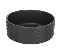 TRIXIE 25021, ciotola in ceramica, 0,9 l/ 16 cm, colore: nero