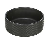 Ciotola in ceramica Trixie, nero - 400 ml, Ø 13 cm