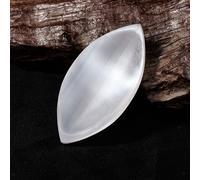 Ciotola in cristallo di selenite, piatto portaoggetti, decorazione per la casa