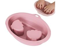 Ciotola in giugno per unghie - Ciotola di lavaggio a mano artistica | Basino a mano di manicure multiuso, bacino di unghie ergonomico in silicone in silicone portatile per viaggi, interni, spa, salone