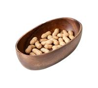 Ciotola in legno per alimenti, vassoio contenitore a forma di frutta secca, da servire per aperitivi di frutta secca, per panini, pane, frutta, salse, dolci, dessert, condimenti e cera