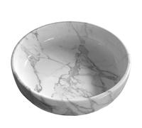 Ciotola in Marmo Bianco Carrara Lucida Home Decor Interior Design Ø 30cm H 8cm