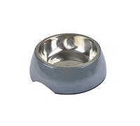 Ciotola in melamina in acciaio inox, rimovibile, 600 ml, D17,6 cm, Mix and Match, colore: antracite
