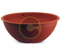 CIOTOLA IN PLASTICA RIGATA PER ESTERNO D45X16,5H,VASO 26417 PZ 6
