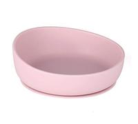 Ciotola in silicone Doidy - ciotole morbide e flessibili per lo svezzamento - ciotole antiscivolo - ventosa con lato inclinato alto design - utilizzo da 6 mesi (Rosa)