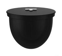 Ciotola in silicone per mixer da 4,5-5 qt, con coperchio per impasto, colore: rosso (nero)