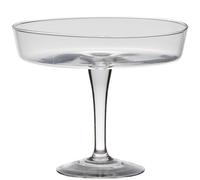 Ciotola IN Vetro con Piede Cylinder H.20,5cm (D) .24,5cm Rotondo Trasparente