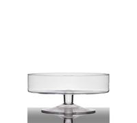 Ciotola In Vetro Su Piede CYLINDER H. 13Cm D. 29Cm Rotonda Trasparente Hakbijl