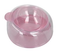 Ciotola Inclinata per Cibo per Gatti, Ciotola Inclinata in Plastica di 15 Gradi Ciotole per Acqua da 500 ml con 2 Adesivi, Piatto con Supporto Staccabile Ciotola per Cani (Roseate)