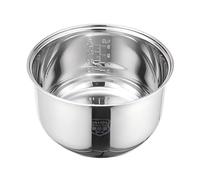 Ciotola Interna 3L 304, Compatible With Esperanza, EKG011 | Sostituzione Della Pentola Interna Del Cuociriso In Acciaio Inossidabile, Accessorio Da Cucina Versatile