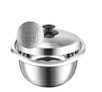 Ciotola Interna For Cuociriso In Acciaio Inossidabile 304 (incluso Coperchio), Compatibile Con Parti Di Ricambio For Cuociriso Seb Classic 2