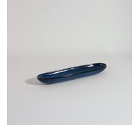 Ciotola lunga in ceramica blu
