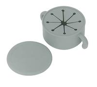 Ciotola per Alimenti per Bambini in Silicone, Forte Base di Aspirazione, Ciotola per Alimenti per Bambini in Silicone e Resistente all'usura, con Coperchio per l'alimentazione del