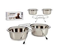 Ciotola per animali domestici Mascow Argentato Acciaio inossidabile 2,6 L 24,