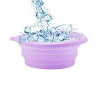 Ciotola Per Bagno Di Ghiaccio Del Viso | Lavabo Pieghevole in Silicone Riutilizzabile | Ciotola Immersione Ghiaccio Viso - Per Donne Uomini Casa Viaggio Bagno Bellezza SPA