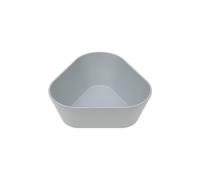 LÄSSIG Ciotola per bambini senza melamina, senza BPA, realizzata in biocomposito/Bowl Geo, grey-blue