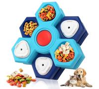 Ciotola per cani ad alimentazione lenta, Puzzle per mangime per alimenti per cani, Giocattoli interattivi per cani, Promuove Alimentazione Sana e Digestione Lente, per cuccioli e gatti