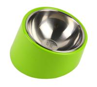 Ciotola per cani anti-rovesciamento compatibile con cuccioli e gatti di piccola taglia, design ergonomico con inclinazione di 15 gradi, ciot