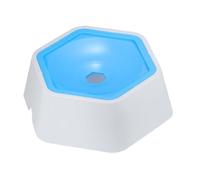 Ciotola per cani Ciotola for l'acqua for animali domestici, anti-goccia, a lenta circolazione | Ciotola antiscivolo anti-schizzi for cani e gatti che bevono in modo disordinato.(Blue)