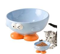 Ciotola per cani Ciotole rialzate for gatti, ciotola rialzata for animali domestici - Ciotole anti-vomito for cuccioli di piccola taglia e animali di media taglia(Blue)