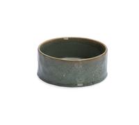 Ciotola per cani in ceramica, verde by Lotte - 2 x 1200 ml, Ø 18 x H 7 cm