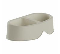Ciotola per cani Plastiken 20138 Beige Plastica 0,5 L Doppia