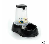 Ciotola per cani Stefanplast Antracite Trasparente Plastica 1,5 L 18,5 x 22,5