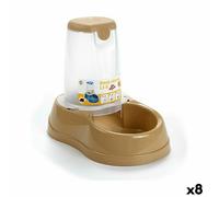 Ciotola per cani Stefanplast Beige Plastica 1,5 L 18,5 x 22,5 x 29 cm [8 Unit