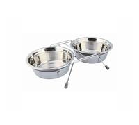 Ciotola per cani Trixie Acciaio inossidabile Doppia 1,5 L 2 × 1,5 L