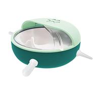 Ciotola per capezzolo in silicone per cuccioli, ciotola per latte per allattamento 180 ml con multi-capezzoli Dispositivo per autoalimentazione per animali domestici Ciotola per latte a bolle gattini
