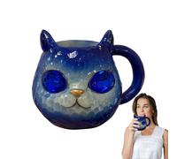 Ciotola Per Cereali Di Mattina | 10CL Multicolore Resina Geode Crystals Chat Cups | Tazza Da Tè In Resina Minerale E Manico Ergonomico Da 100 Ml Per Cocktail Whisky