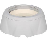 Ciotola per Cibo - Flamingo Spill - Ø24,2cm - 1,2L - plastica - antiscivolo - antispruzzo - per cani con orecchie lunghe o pelo lungo