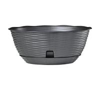 CIOTOLA PER FIORI 'PAGLIA' Ø cm 30xh.13 lt.5,8 - panna PZ 12