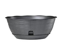 CIOTOLA PER FIORI 'PAGLIA' Ø cm 40xh.17 lt.12,5 - panna PZ 12