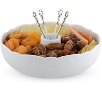 Ciotola per Frutta Secca ALESSI Dressed for X-Mas Centrotavola Porcellana Bianca