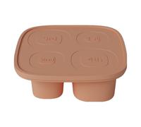 Ciotola per ghiaccio cilindrica, ciotola per per tazza, gelatiere | 4-Cavity forme cave con coperchio, contenitore per tazza 30oz-40 once, utensili da cucina per la festa di campeggio per la