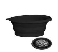 Ciotola per ghiaccio - Lavabo pieghevole in silicone riutilizzabile - bacino poratble per il viso, per donne e uomini, bellezza per la cura della pelle, viaggi, casa, bagno, spa