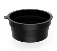 Ciotola per ghiaccio pieghevole 2 in 1 con vassoio in silicone per terapia del ghiaccio facciale e bevande rinfrescanti, design pieghevole, si adatta facilmente a borse da palestra o kit da viaggio