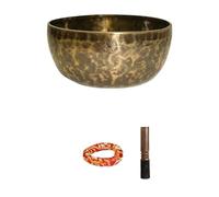 Ciotola per il canto Ciotole originali professionali Full Moon Buddha Sound Bowl fatte a mano Strumento di guarigione sonora Accessori for la meditazione(12CM)