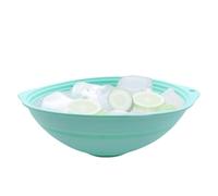 Ciotola per il ghiaccio per il viso, bacinella in silicone pieghevole per la pulizia della pelle, per mamma, donne, ragazze, amici, casa, centro benessere, mattina