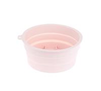 Ciotola per il ghiaccio per il viso, con vassoio incorporato, bagno viso pieghevole in silicone per terapia a freddo, stringendo la pelle e sollievo dall'acne, strumento portatile per la casa Spa
