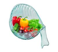 Ciotola Per Il Lavaggio Della Frutta | Colino Verdure Forma,Paniere per il Lavaggio della Frutta con Manico | Per Casa Cucina Appartamento Preparazione Dei Pasti Cucina All Aperto Campeggio Gita Picn