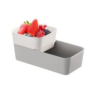 Ciotola per il lavaggio della frutta con colino | Contenitore a doppio strato | Ciotola per il lavaggio delle verdure - Per la pulizia della cucina Cucinare A Casa Scolare Mescolare E Cene Da